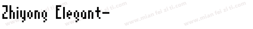 Zhiyong Elegant字体转换